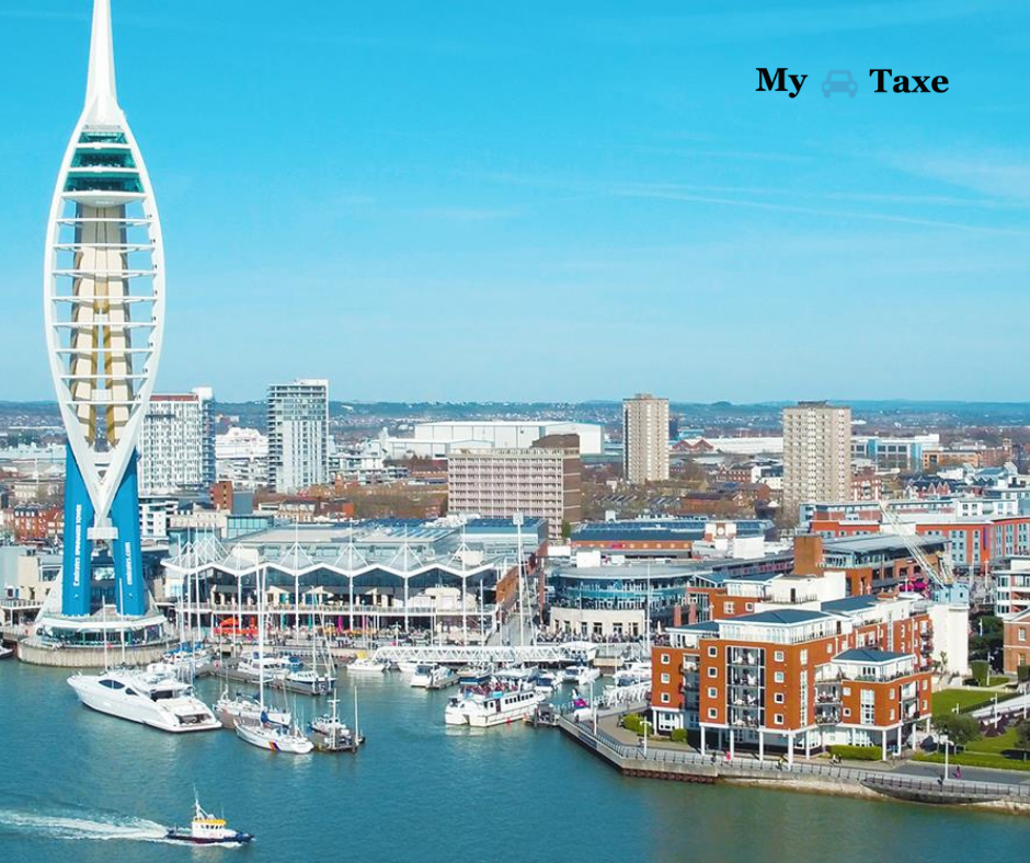 Lowest fare taxi and minicabs from Portsmouth to All Towns in UK