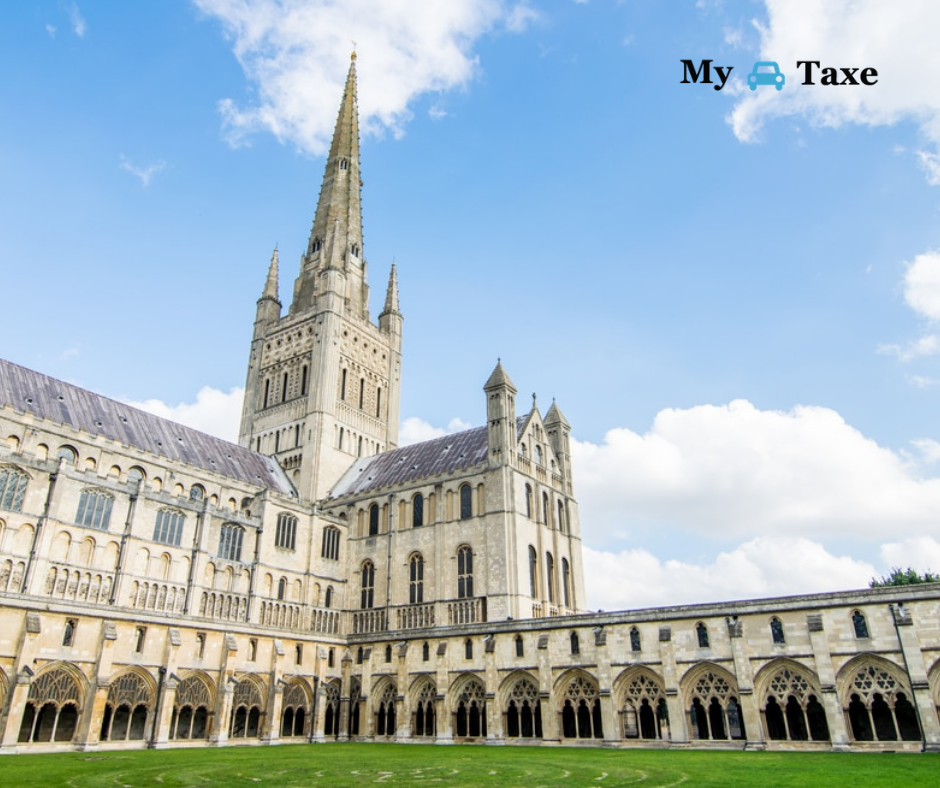 Lowest fare taxi and minicabs from Norwich to All Towns in UK